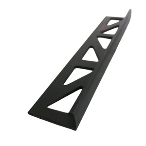 Lišta hliník L - Al 12,5 mm černá metalíza