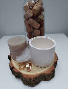 Květináč 8 cm - bílá